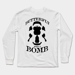 Butterfly with a Bomb Long Sleeve T-Shirt